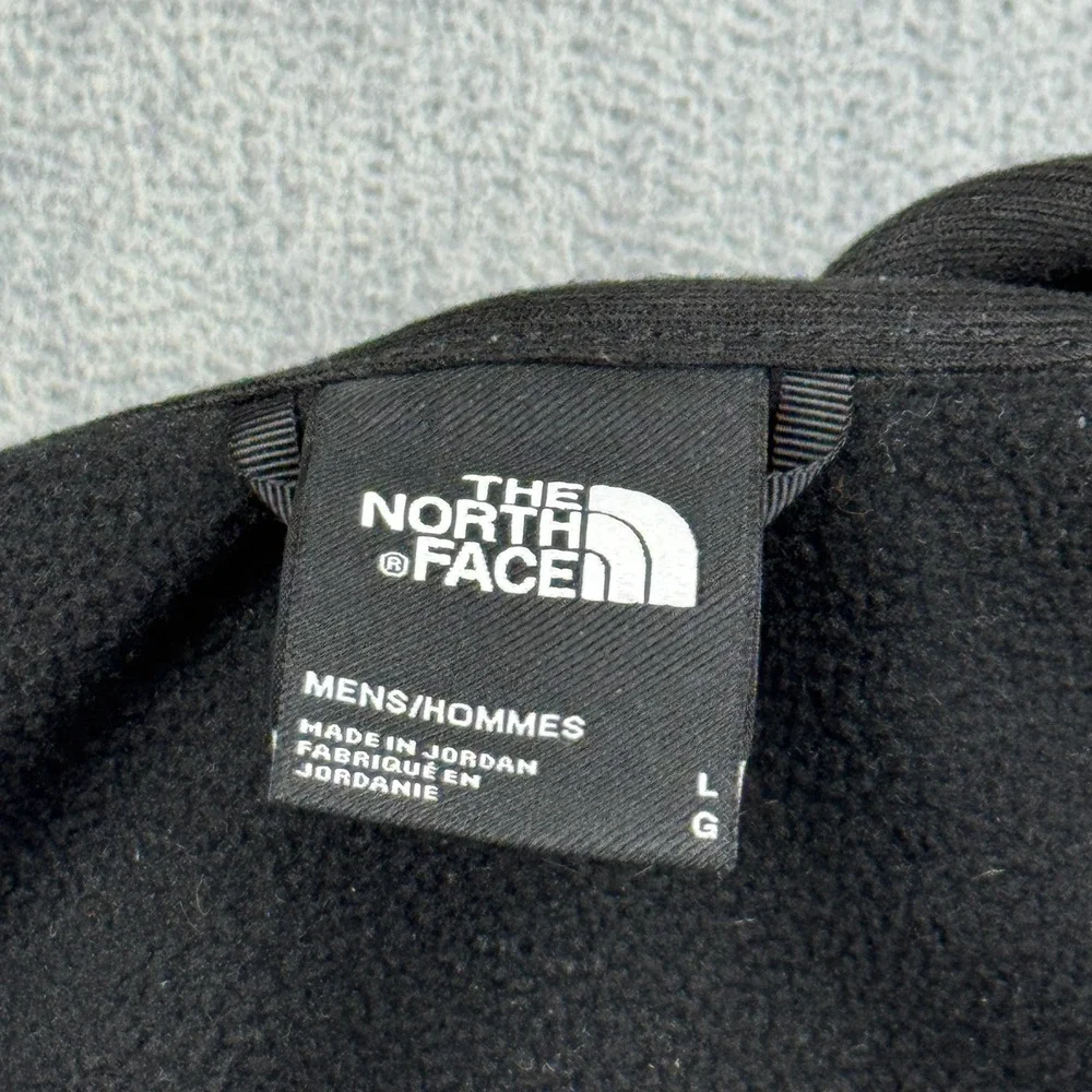 The North Face Jacket Mens Large Black Canyonlands Half-Zip Fleece Long Sleeve